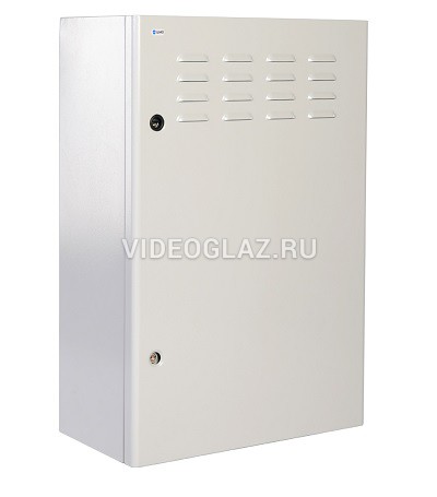 ШТВ-Н-6.6.3-4ААА Шкаф уличный всепогодный настенный, серый, без нагрева, без охлаждения, IP65 19" 6U