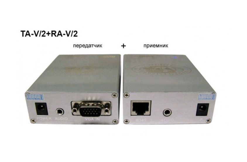 TA-V/2+RA-V/2 удлинитель VGA сигнала (комплект) 100м.