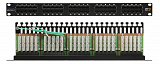 NMC-RP50UC3-1U-BK Коммутационная панель 19", 1U, телефонная, 50 портов