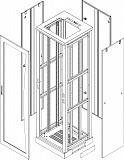 TFR-4-1860-GM-GY Комплект дверей для напольного шкафа TFL 18U
