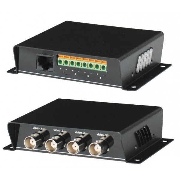 TTP414V Приемопередатчик 4 видеосигналов по витой паре