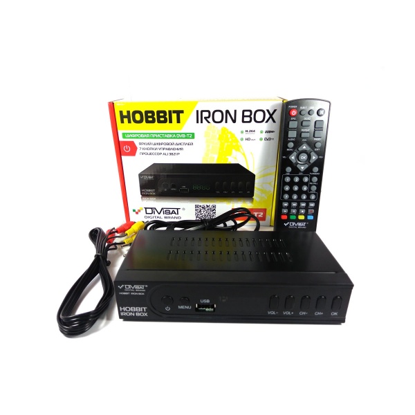DVS-T2 HOBBIT IRON BOX ver.2.0. :Приемник цифровой эфирный DVB-T2 