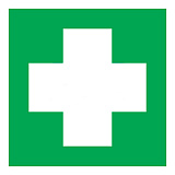 Знак "Аптечка первой медицинской помощи" 200х200мм (56-0071)