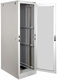 TFL-426080-XXXX-GY Напольный шкаф, стеклянная дверь 19", 42U (600х2080х800мм)